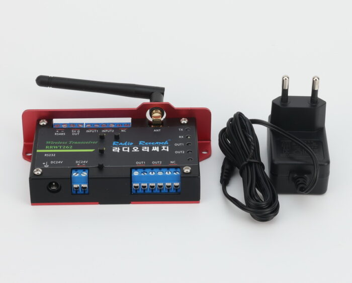 케이스가 있는 인증받은 양방향 무선모뎀 262MHz(RRWT262)아답타포함 - 이미지 2