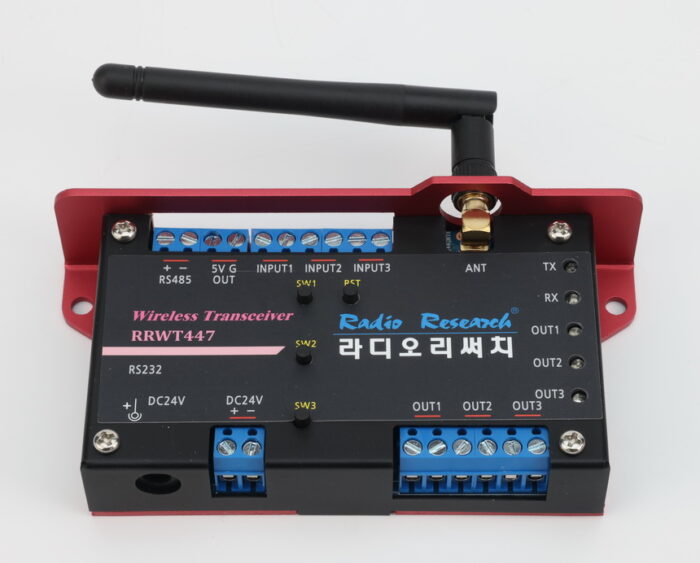 케이스가 있는 인증받은 양방향 무선모뎀 447MHz(RRWT447)아답타포함 - 이미지 2